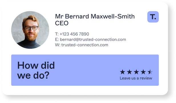 Email Centralised Signature Email Signature Ceo