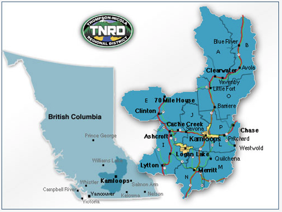 Thompson-Nicola Tnrd Map